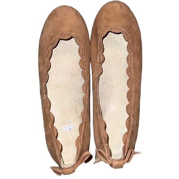Jack Rogers Tan Suede Shoes Size 7 M - Picture 1 of 5